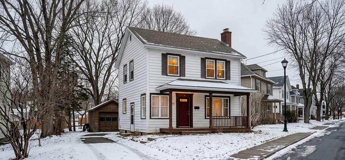 Home inspection in Saint John, New Brunswick. Older home with classic Maritime housing stock
